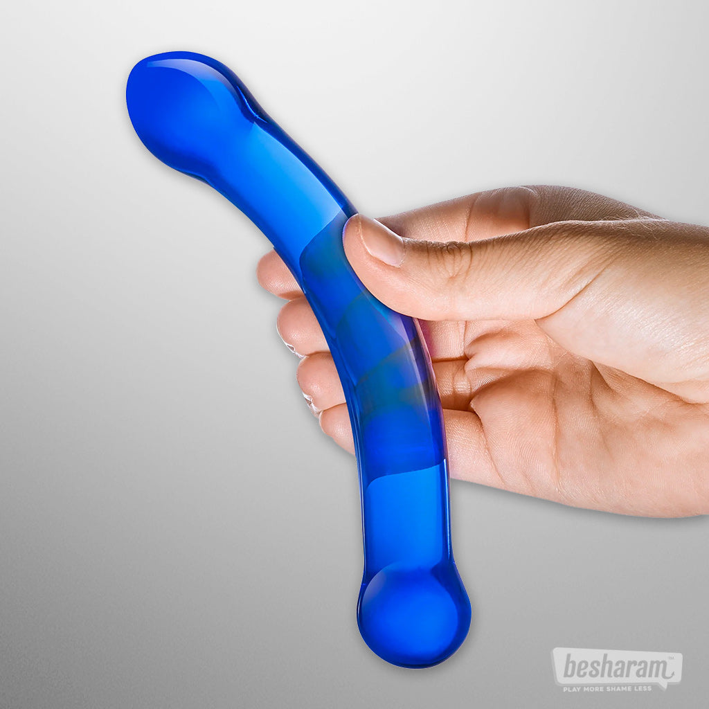 Glas 6" Curved G-Spot Dildo