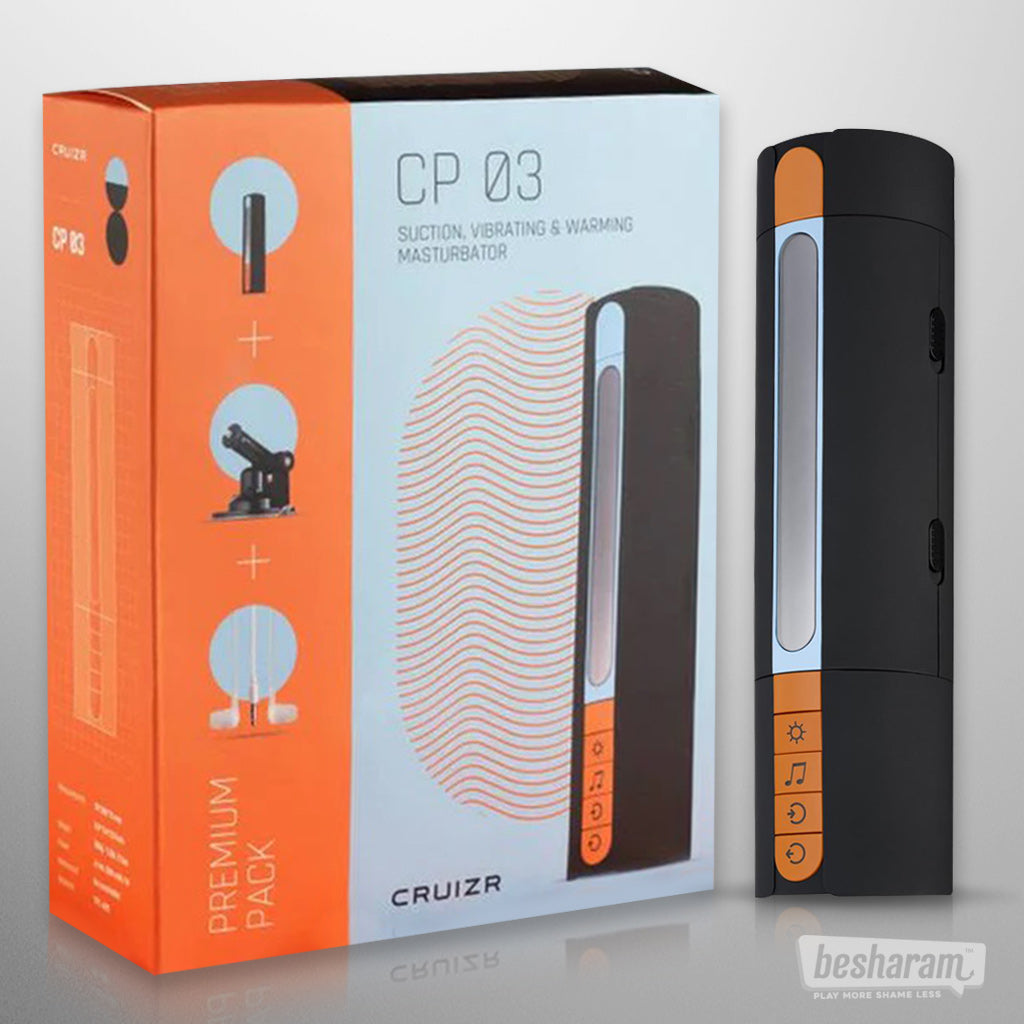 CRUIZR Deluxe Vibrating & Sucking Automatic Masturbator