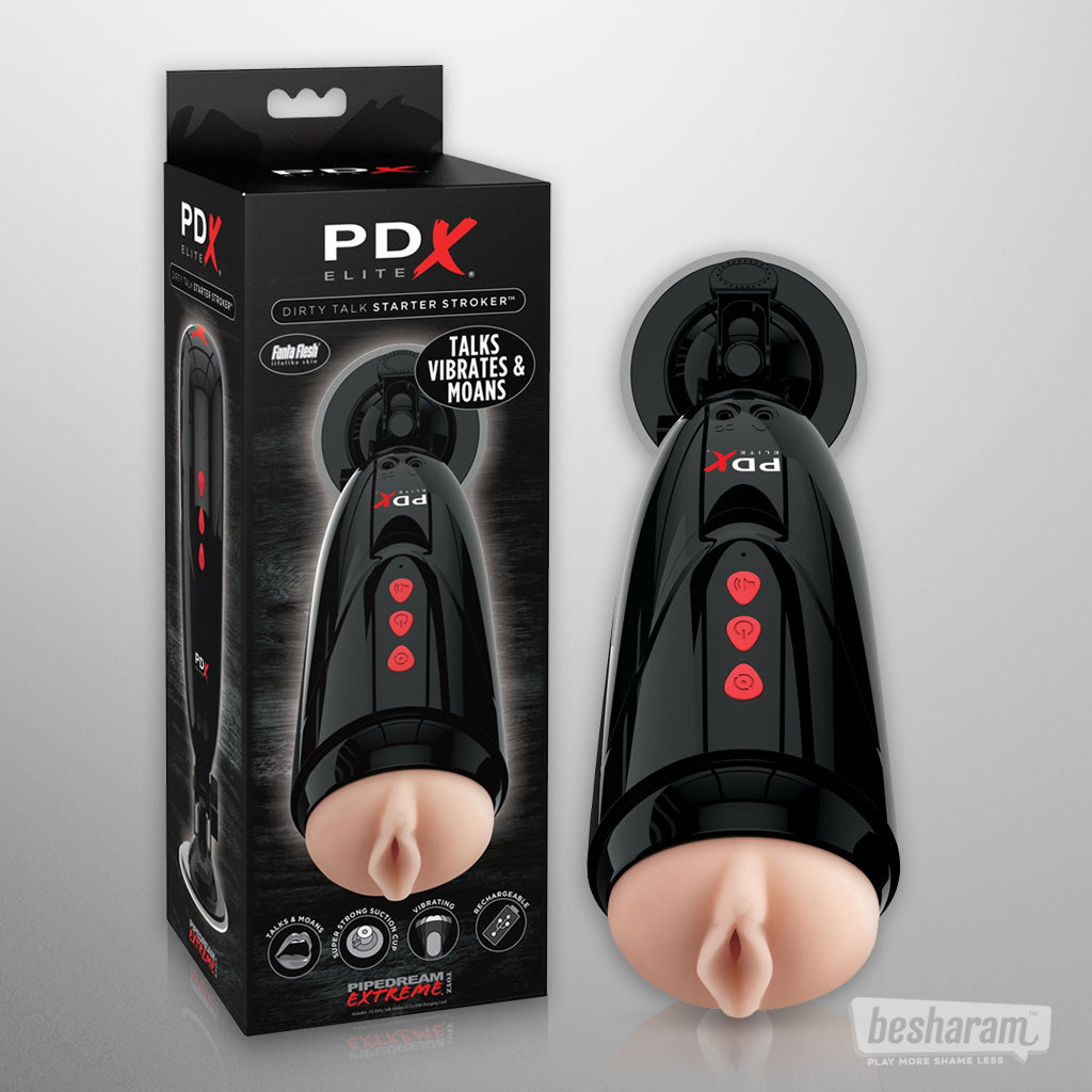 Pipedream PDX Elite Dirty Talk Starter Stroker