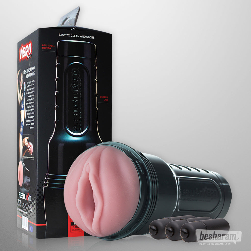 Fleshlight® Vibro Pink Touch Vibrating Masturbator