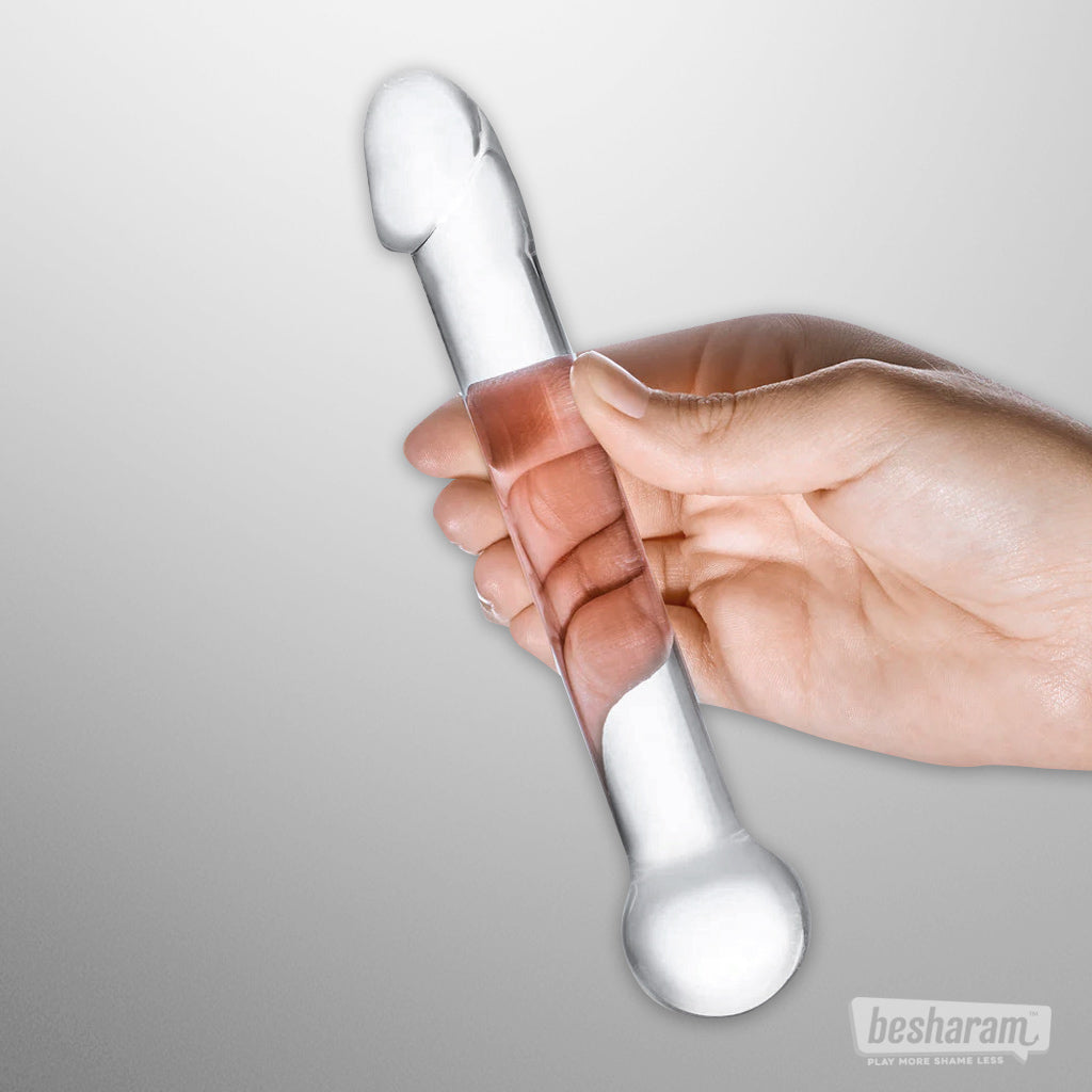 Glas Realistic Head Dildo