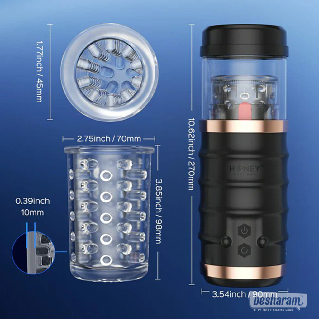 Automatic Thrusting + Rotating Masturbator