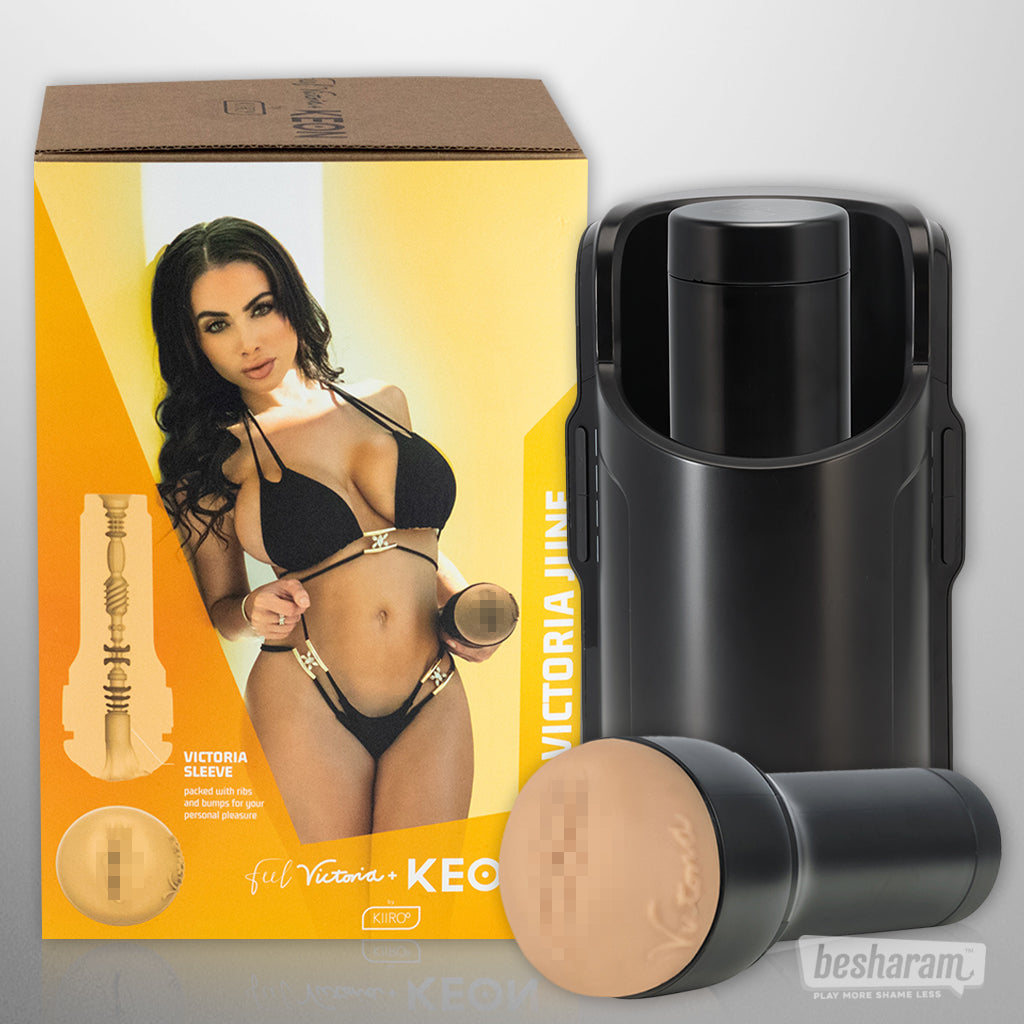 Kiiroo Keon Smart Masturbator + Victoria June Stroker Combo Pack