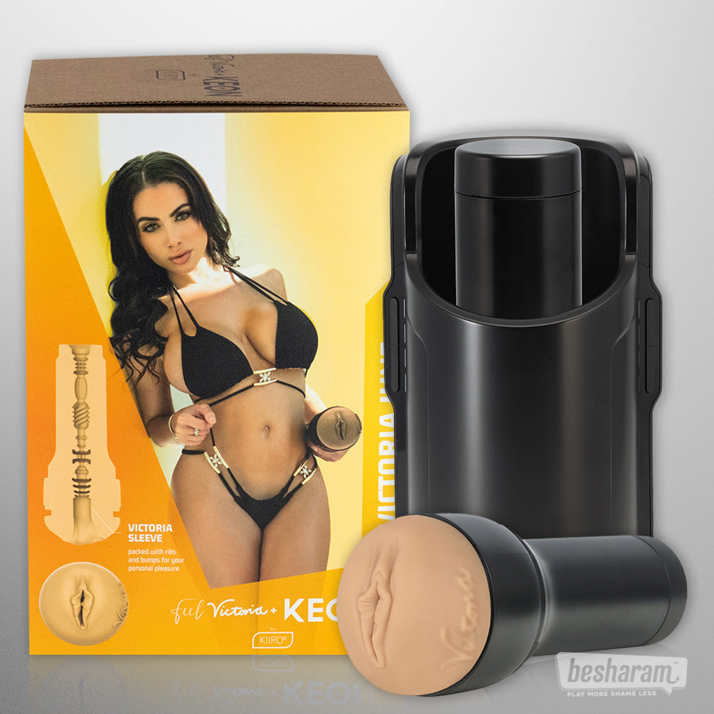 Kiiroo Keon Smart Masturbator + Victoria June Stroker Combo Pack