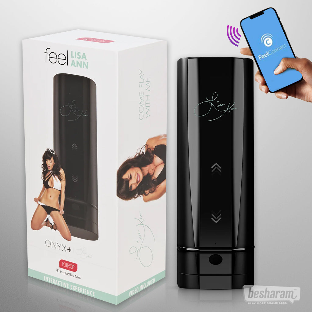 Kiiroo Onyx+ Lisa Ann Interactive Masturbator
