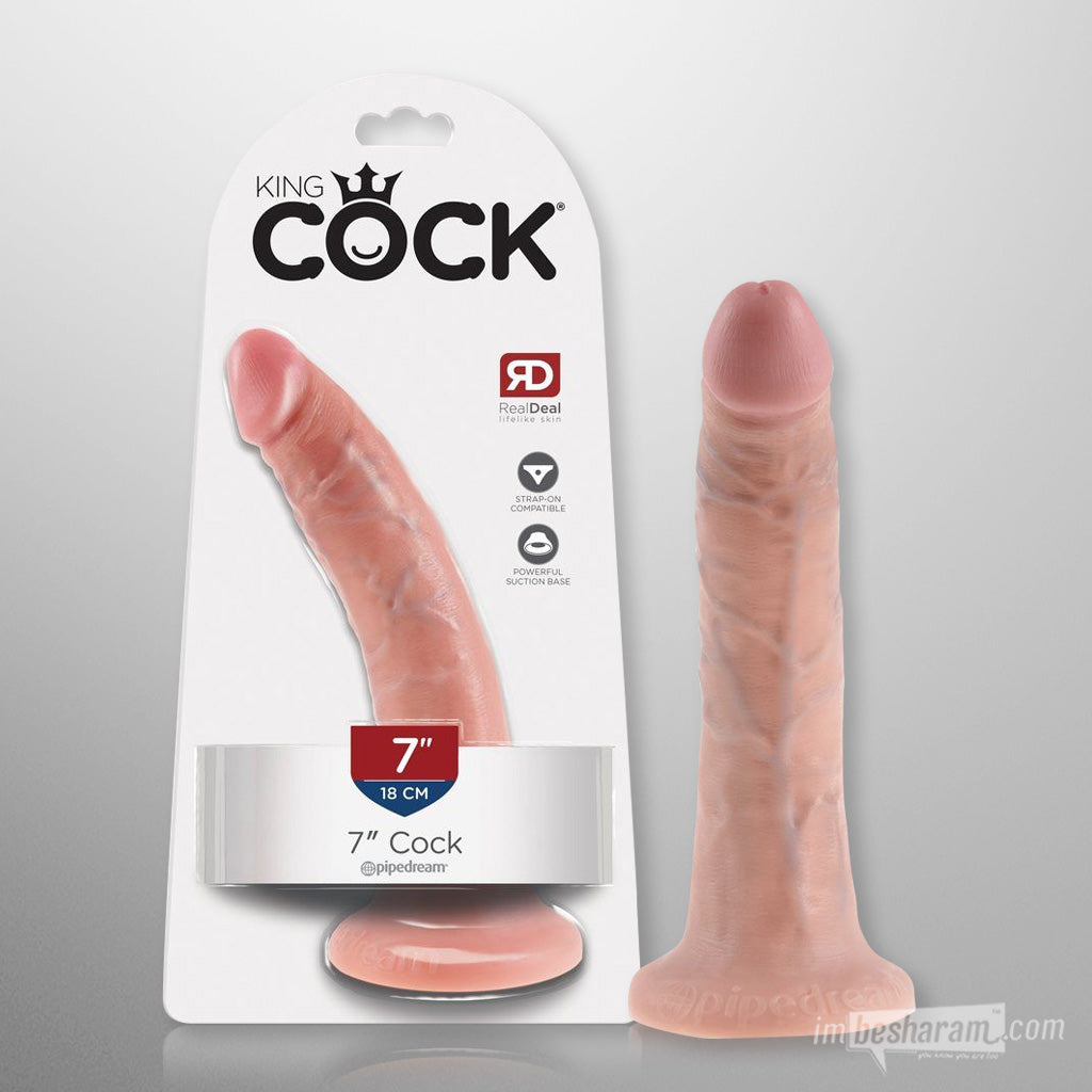 King Cock 7" Realistic Dildo