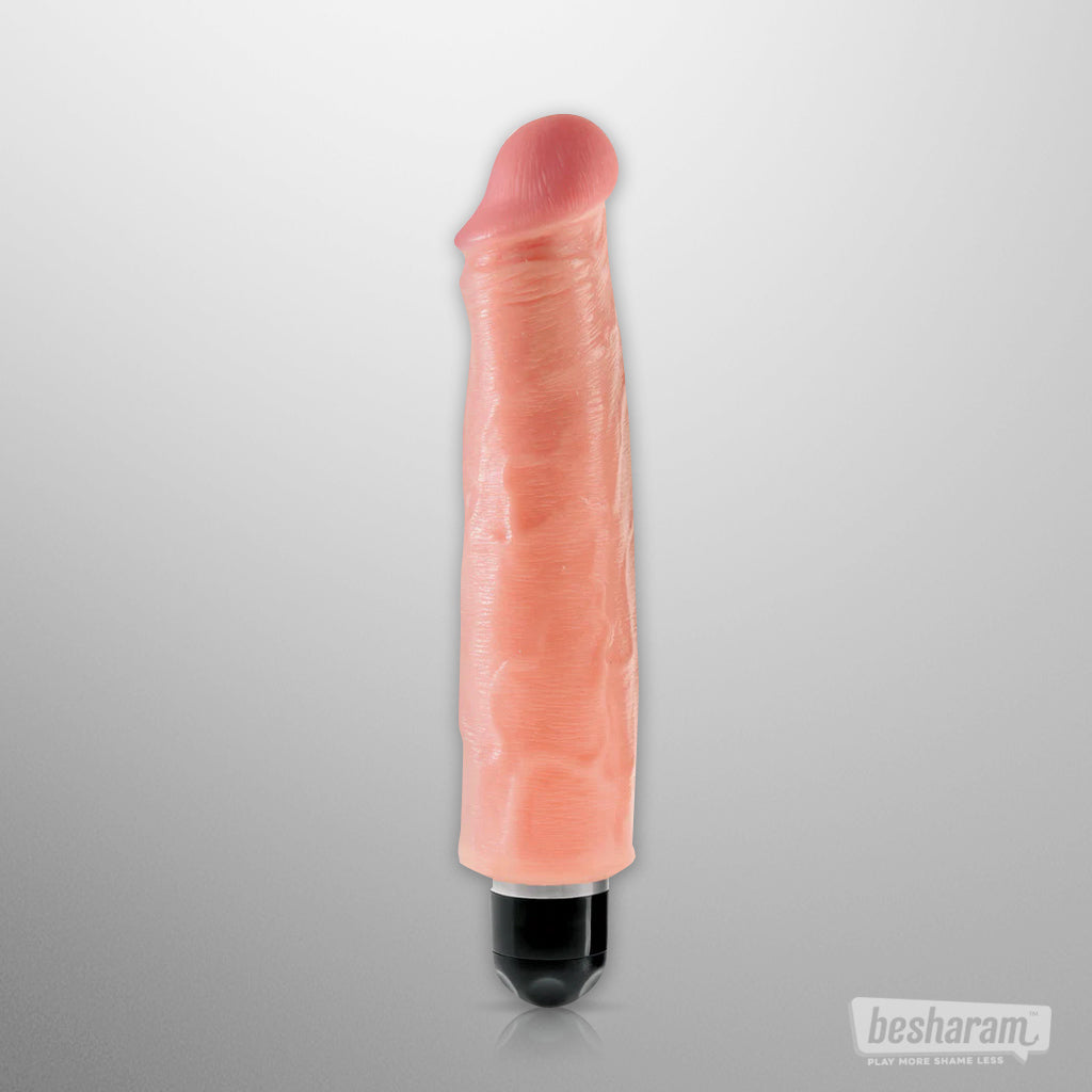 King Cock 7" Stiffy Realistic Dildo + Vibration