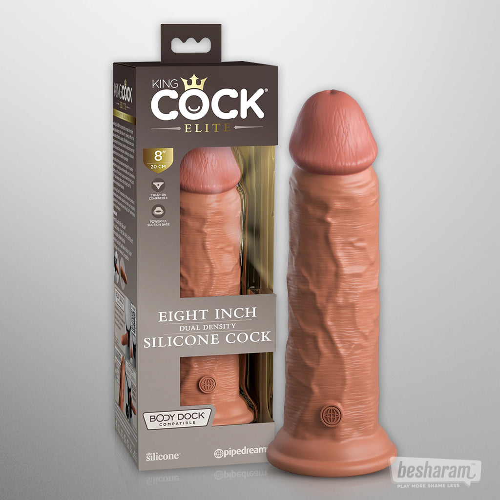 King Cock Elite 8" Dual Density Dildo