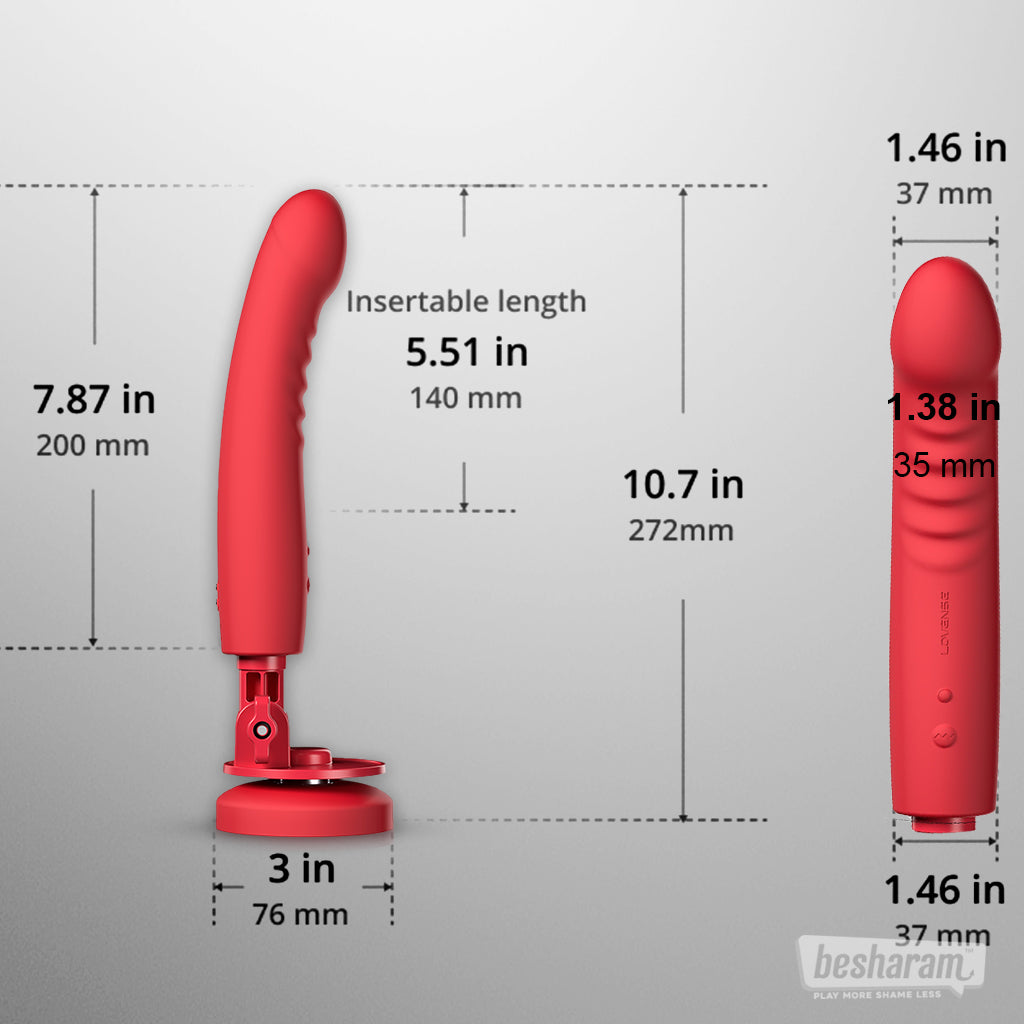 Lovense Mission 2 Smart Vibrating Dildo