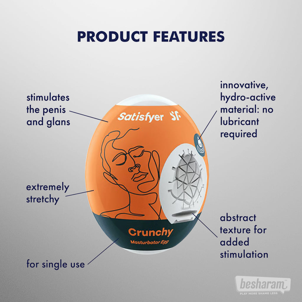 Satisfyer Crunchy Egg Masturbator