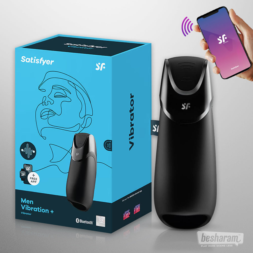 Satisfyer Men Vibration+ App Controlled Masturbator
