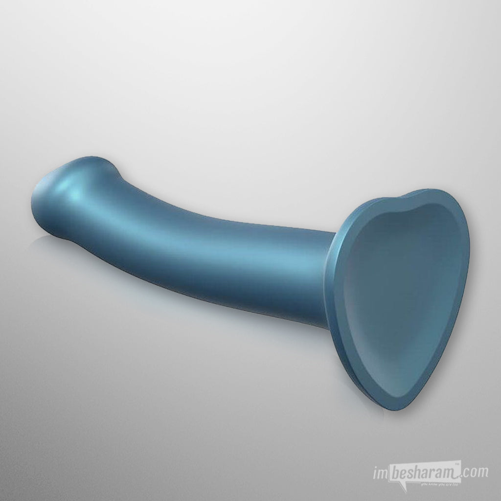 Strap-on-Me Metallic Shine Silicone Dildo