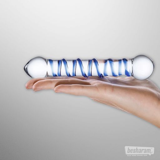 Glas 6.5" Spiral Dildo